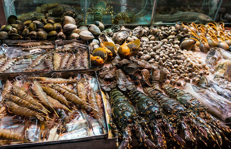 рынок морепродуктов во Вьетнаме