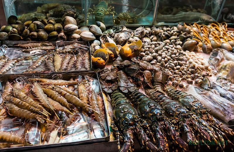 Морепродукты на острове Чунга-Чанга (остров Сайпан)